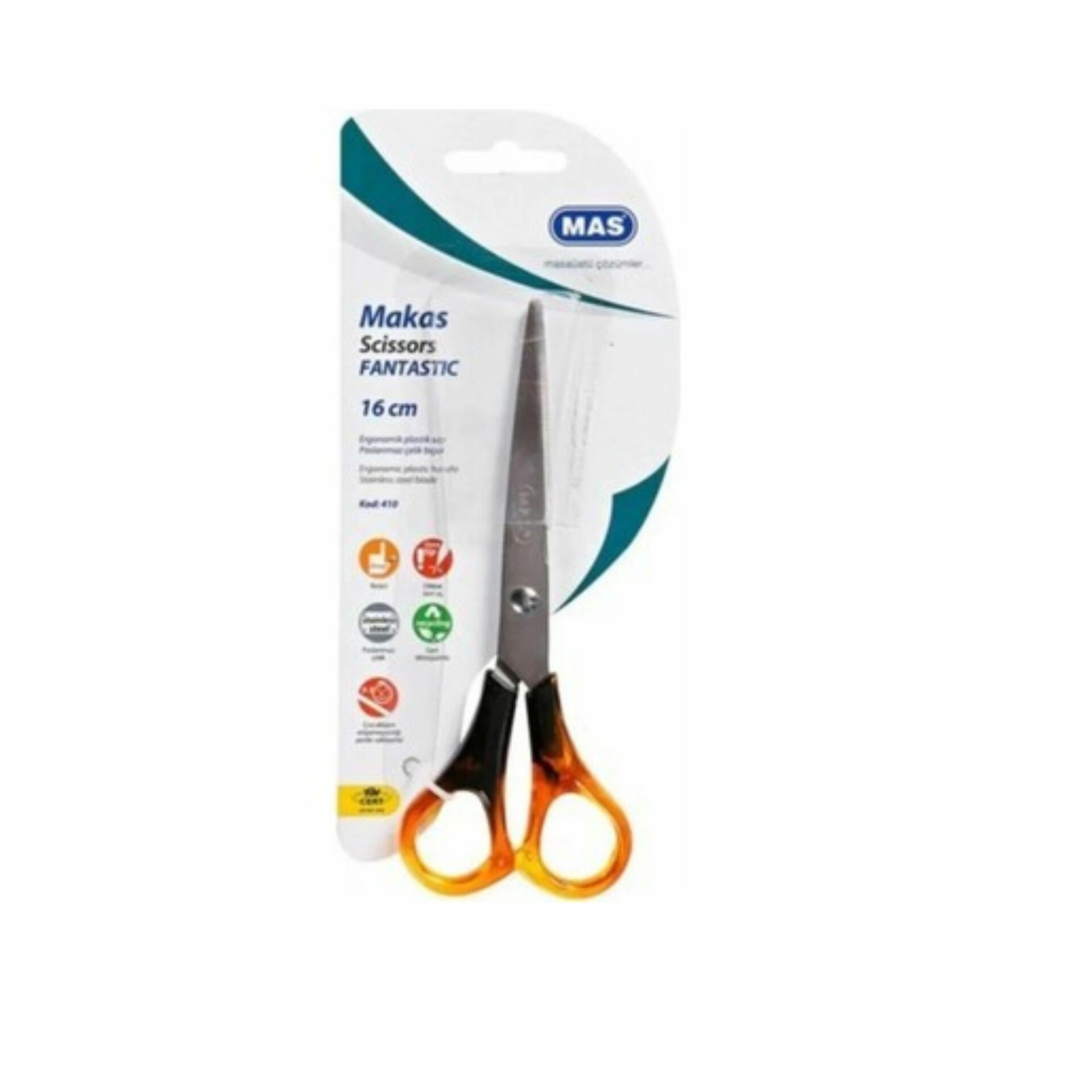 MAS 410 FANTASTİK MAKAS 160 MM (PASLANMAZ ÇELİK)
