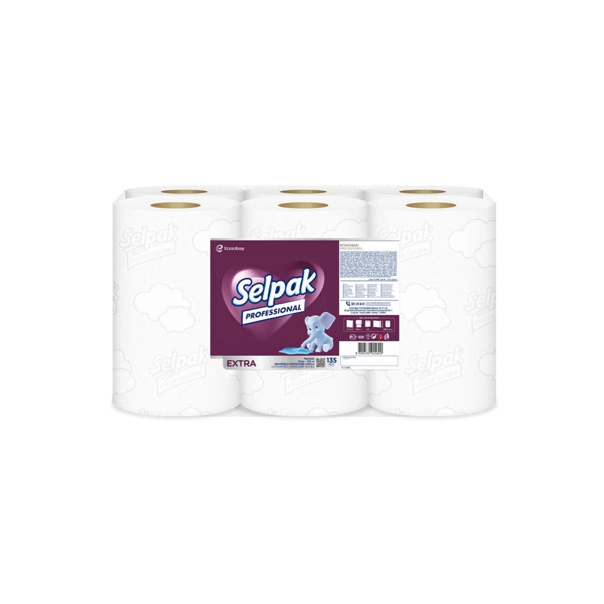 SELPAK PROFESSİONAL SENSÖRLÜ HAVLU 21 CM-200 MT