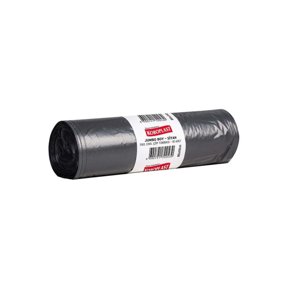 KOROPLAST ÇÖP TORBA EKO END.JUMBO 80X110 SİYAH