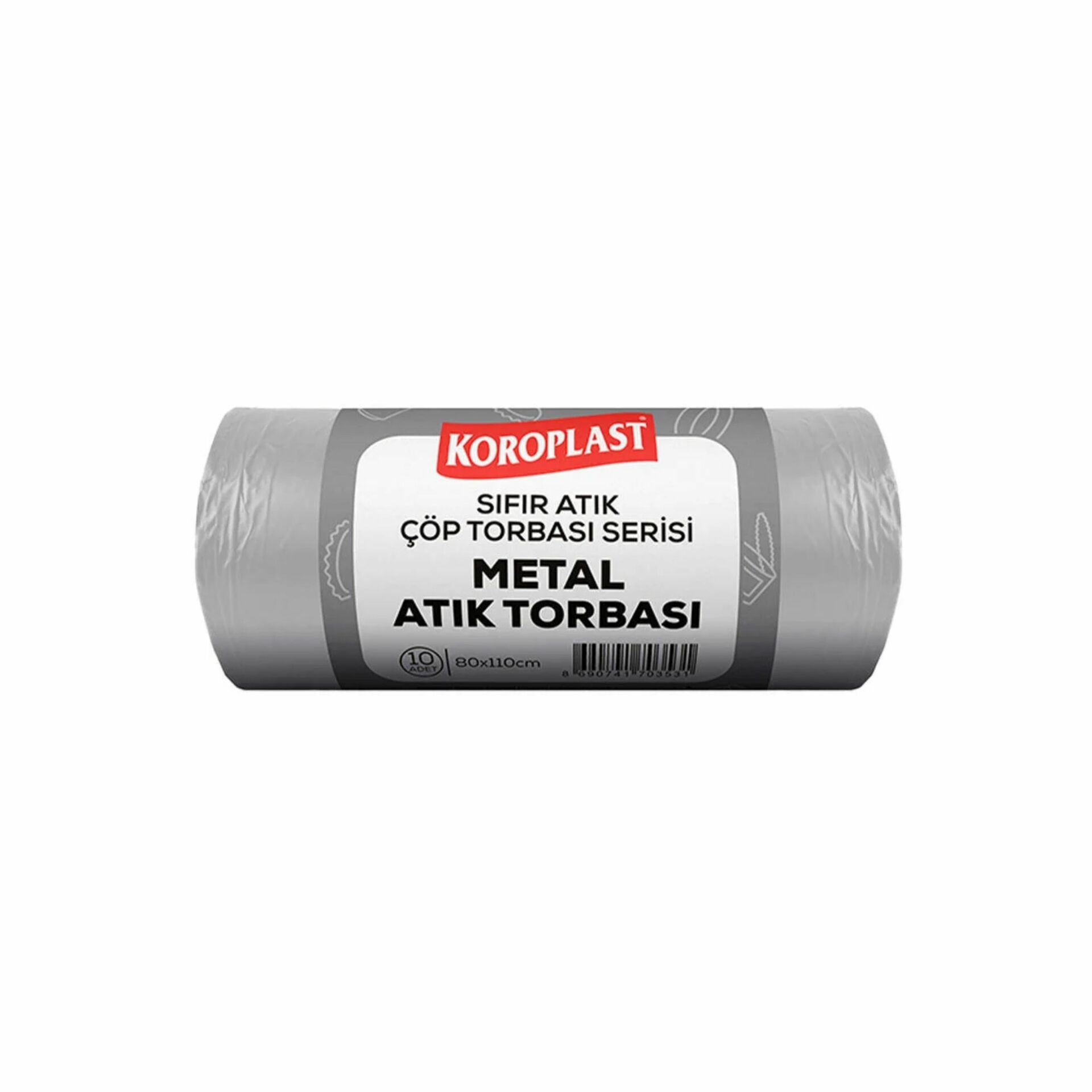 KOROPLAST ÇÖP TORBA JUMBO 80X110 650GR GRİ