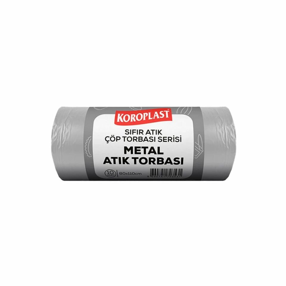 KOROPLAST ÇÖP TORBA JUMBO 80X110 650GR GRİ