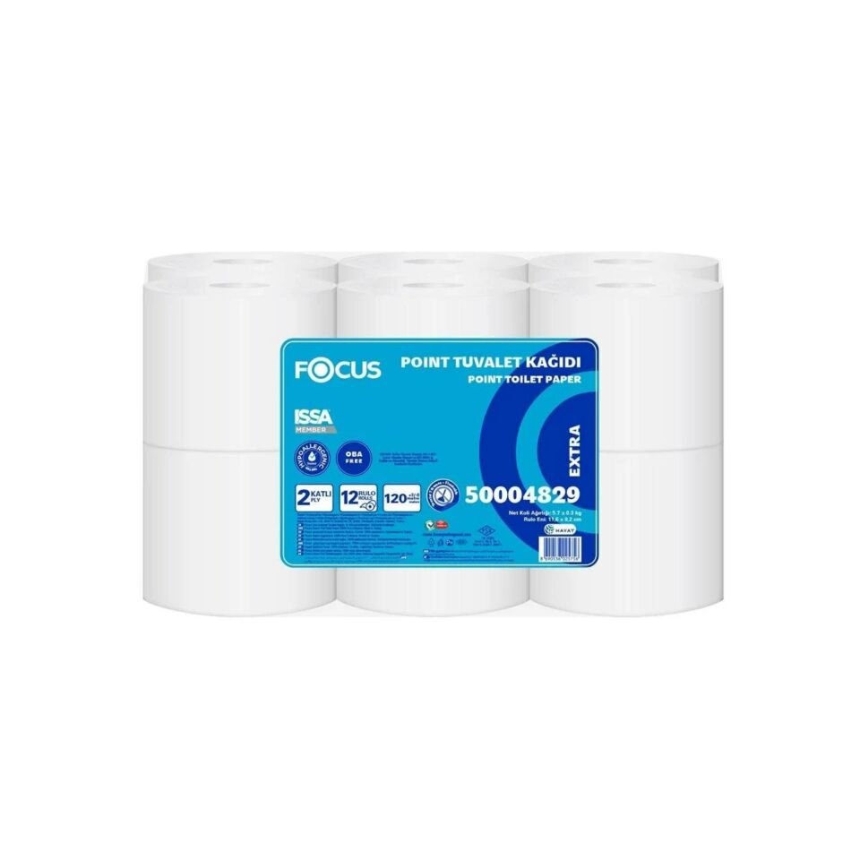 FOCUS EXTRA İÇTEN ÇEK TUVALET KAĞ.12Lİ 120M 3244