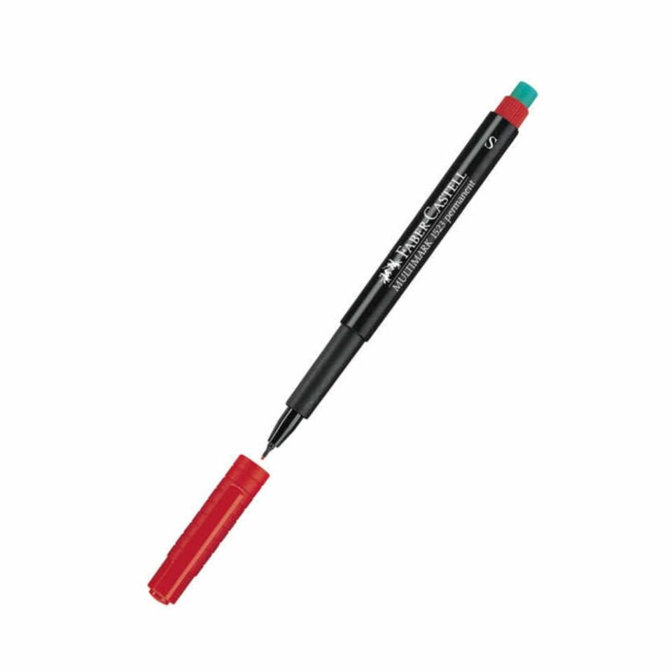 FABER CASTELL 1523 PERMANENT KALEM (S) KIRMIZI