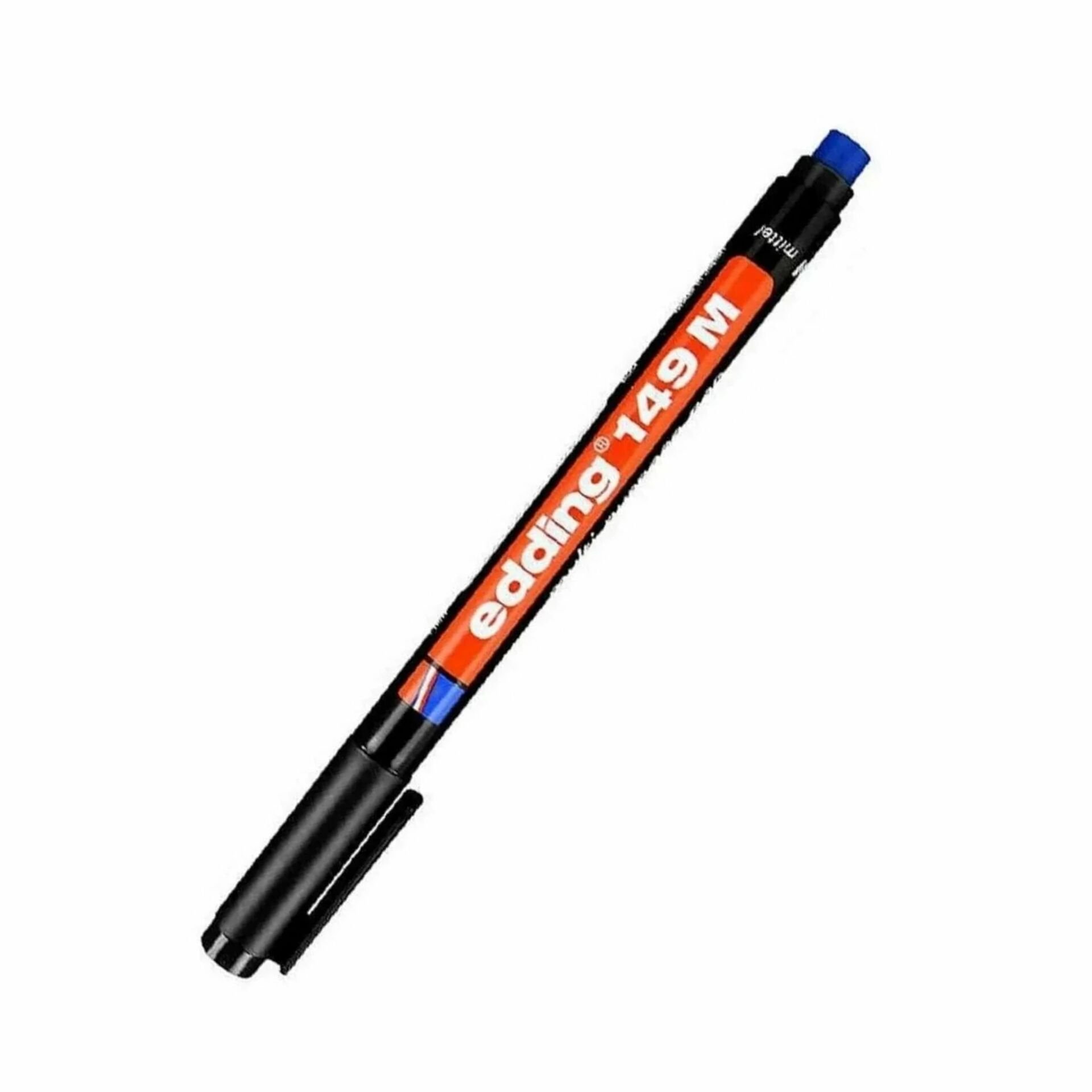 EDDING ASETAT KALEMİ SİLGİLİ E-149M MAVİ