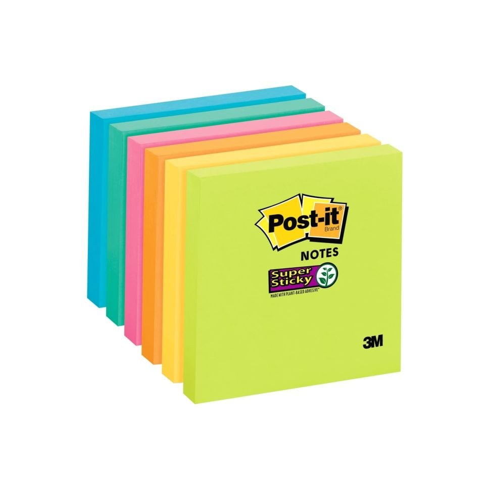 POST-İT SUPER STİCKY 654-SSMPQ NOT RENKLİ 76X76