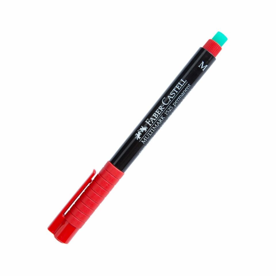 FABER CASTELL 1525 PERMANENT KALEM (M) KIRMIZI