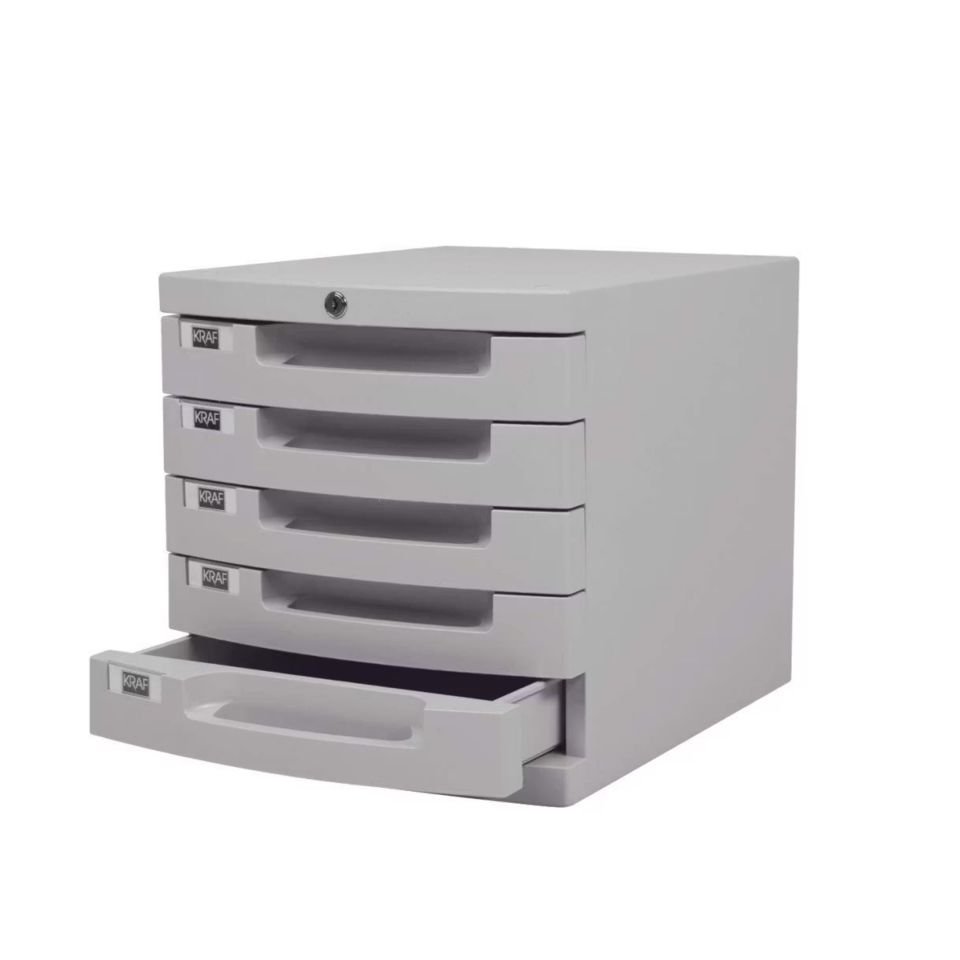 KRAF EVRAK RAFI KİLİTLİ 5 ÇEKMECE 215G