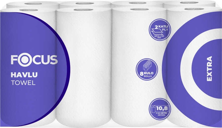 FOCUS EXTRA  RULO HAVLU 8*3 LÜ