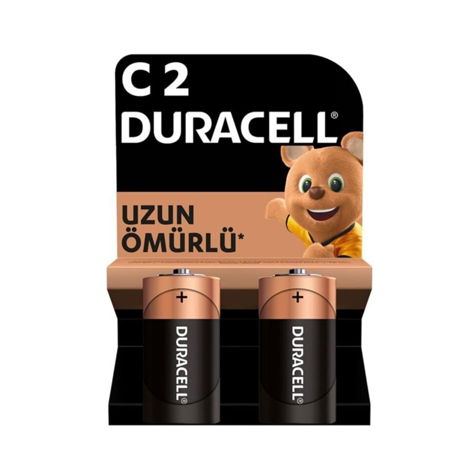 DURACELL PİL C ORTA BOY 2 Lİ