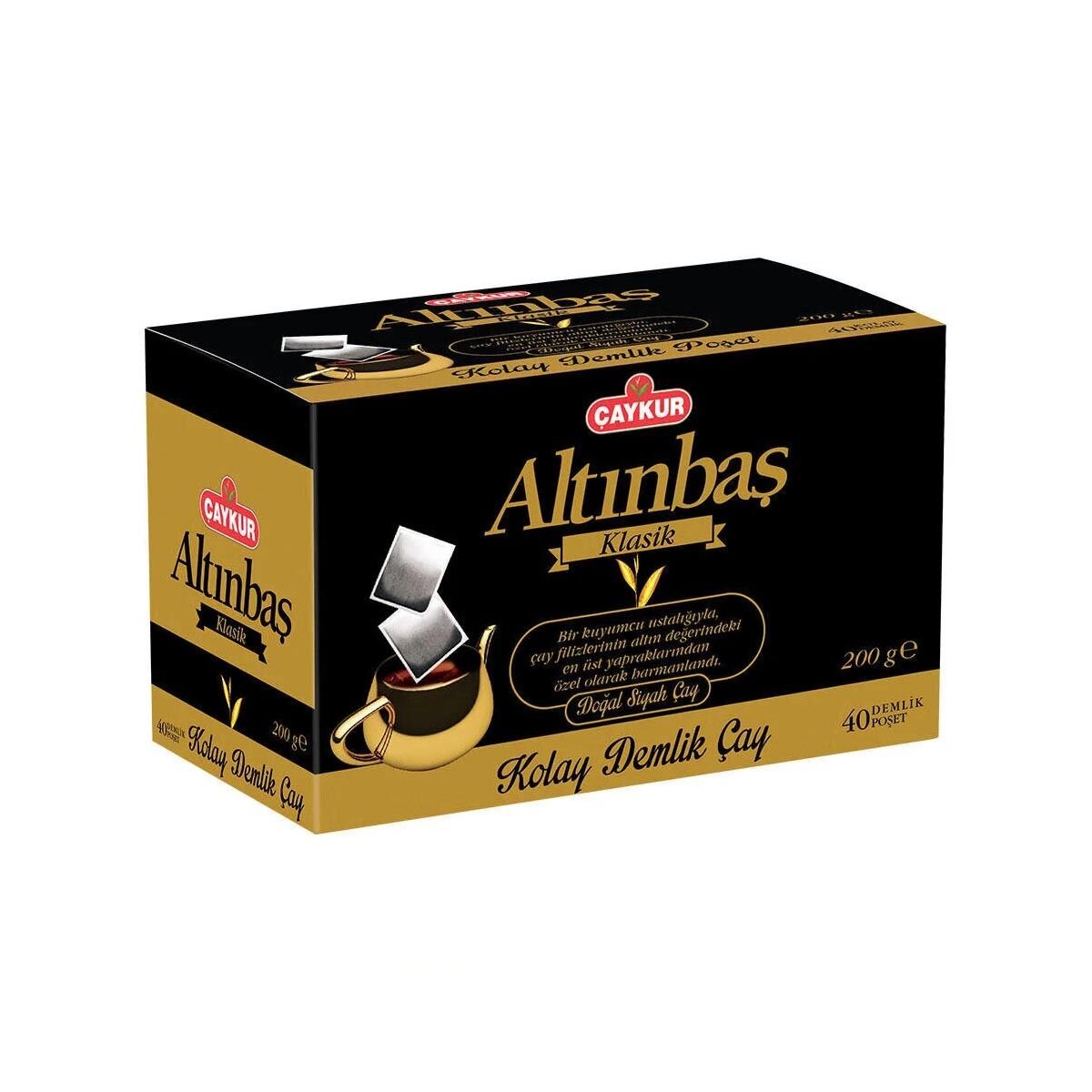 ÇAYKUR ALTINBAŞ DEMLİK POŞET 200 GR 40 LI