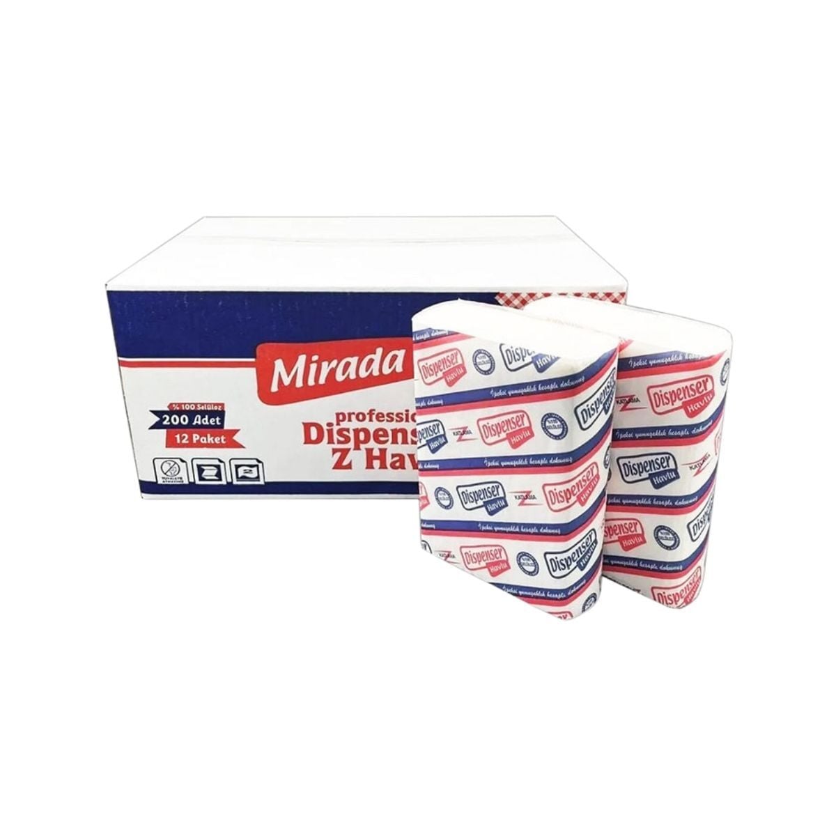 MİRADA Z KATLI HAVLU 12 Lİ 200 LÜ
