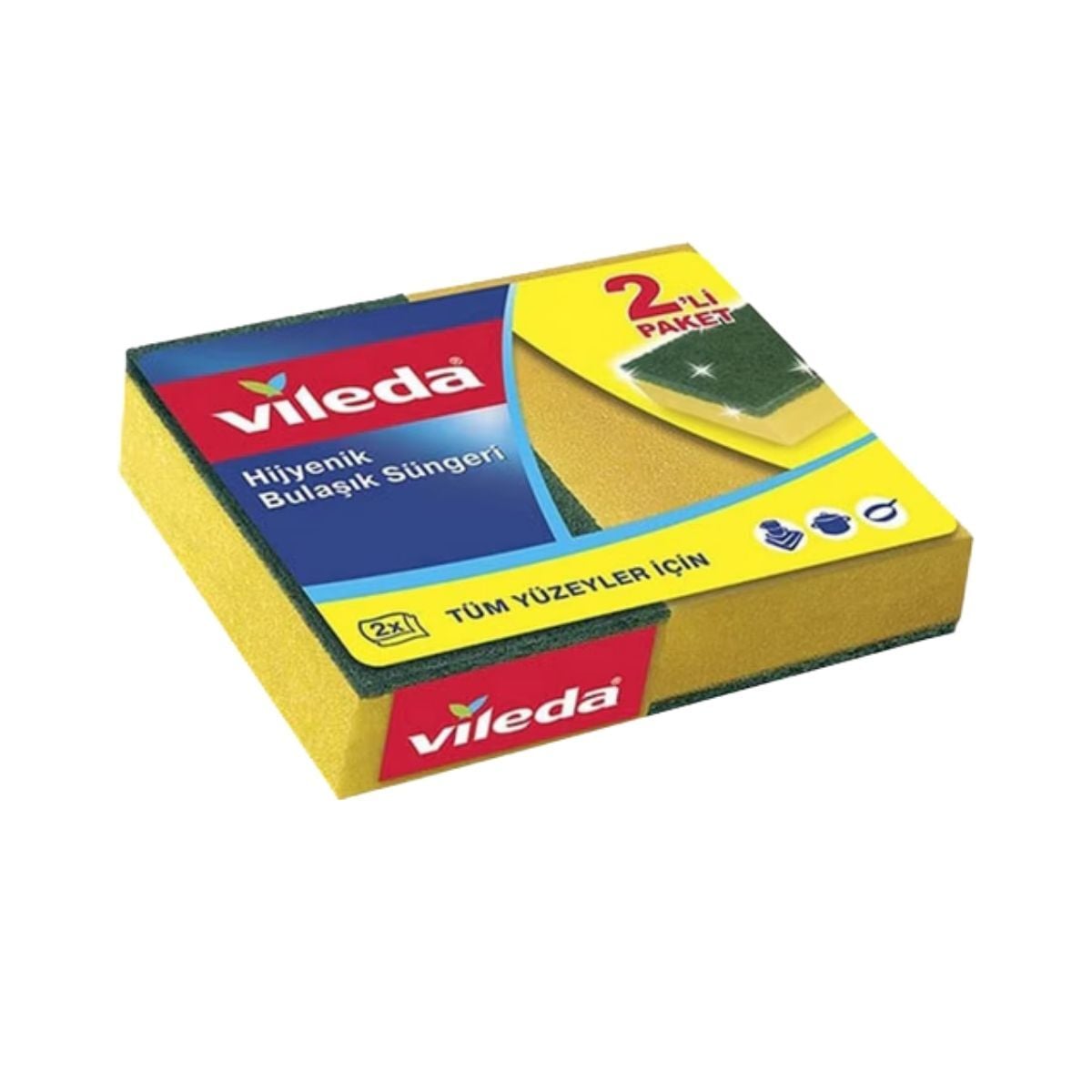 VİLEDA 2'Lİ B.SÜNGERİ OLUKSUZ
