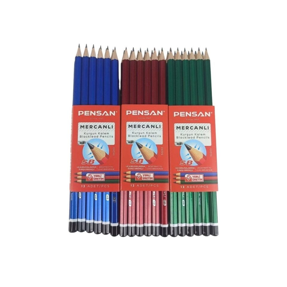 PENSAN KURŞUN KALEM MERCANLI 56260
